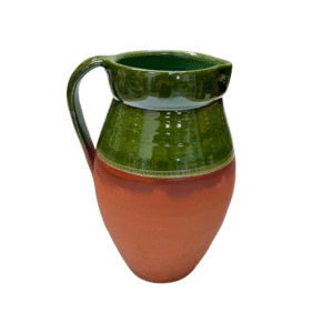 CRUCHE CERAMIQUE VERTE H.35CM