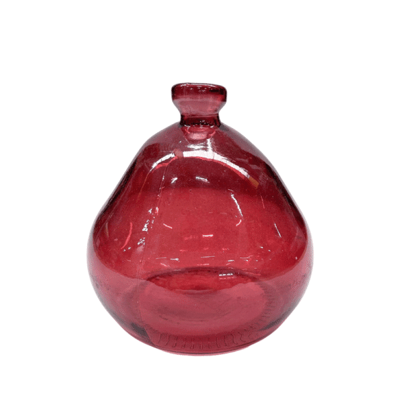 FLACON EN VERRE RECYCLE ROUGE "SAHARA"