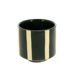 CACHE POT vert fonce D11 H10CM