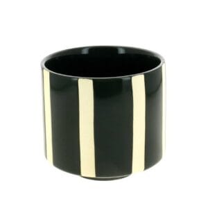 CACHE POT ORCHIDE vert fonce D14 H13CM