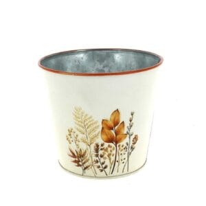 CACHE.POT ORCHIDE automne D13.5 H12CM