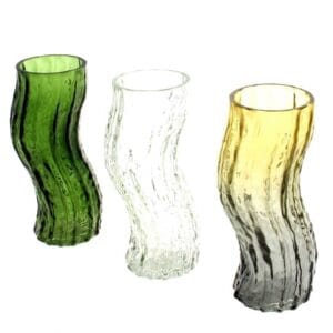 VERRERIE asst 3 couleurs ( 2 Tailles )