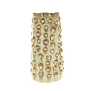 VASE BULLE beige D14.3 H27.7CM