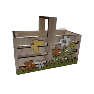 PANIER RECTANGLE BOIS H.9CM 22LK1015