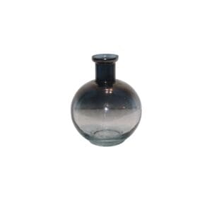 MINI VASE BOULE EN VERRE GRIS FUME ∅10.5cm H12.5cm