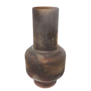 VASE LONG COU BELLY EN VERRE RUSTIQUE ∅19cm H38.5cm