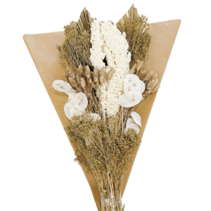 BOUQUET FLEURS SÉCHÉES OR