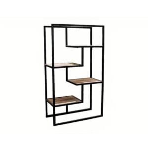 ETAGERE MEUBLE DESIGN OLD PINE 70X32CM H120CM