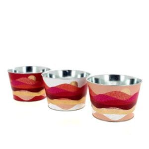 COUPE PAYSAGE COLORÉ D15.5 H10CM asst 3