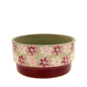 COUPE FLOWER PARTY framboise D28 H14CM