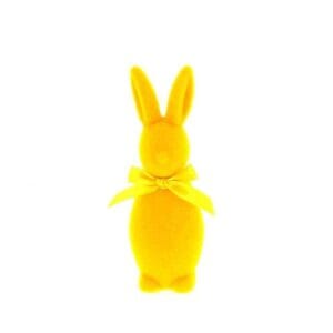 DECO LAPIN jaune H20CM