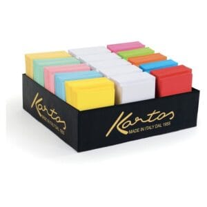 Display de 500 Cartes et 500 Enveloppes Colorées / 14 couleurs