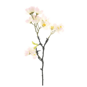 BRANCHE FLEURS DE POMMIER ARTIFICIELLE CREME 76CM
