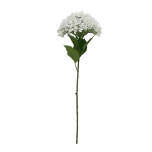 Hortensia Artificiel Blanc — Ø 30 cm · H 110 cm