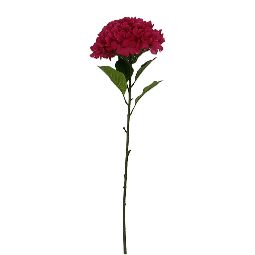Hortensia Artificiel Fushia — Ø 30 cm · H 110 cm