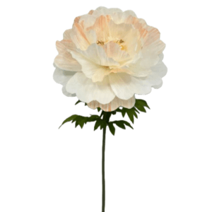Pivoine Artificielle Bicolore Orange — Ø 60 cm · H 150 cm