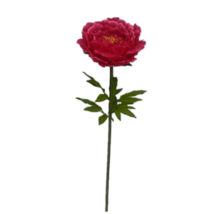 Pivoine Artificielle Fushia — Ø 38 cm · H 115 cm